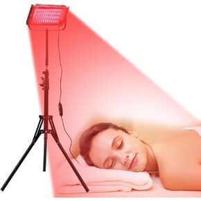 Red - Light - Therapy - Panel - with Stand 35"-67" Height Adjustable Infrared Light Panel Red 660nm and Near Infrared 850nm with Smart Controller (R10)