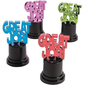 GREAT JOB AWARD TROPHIES (1 DOZEN) - BULK