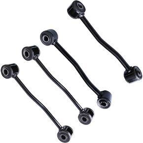 K3197 K80244 Sway Bar End Links Front Rear Kit for Jeep Wrangler 1997 1998 1999 2000 2001 2002 2003 2004 2005 2006, for Jeep TJ 1997-2006, Suspension Front Rear Stabilizer Bar Link Kit - 4pc
