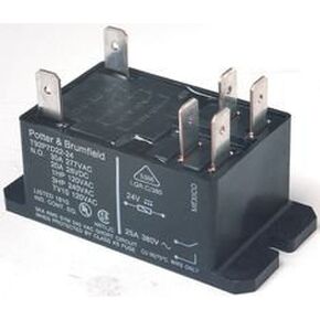 TE CONNECTIVITY/POTTER & BRUMFIELD T92P11A22-120 Power Relay, DPDT, 120VAC, 30A, Flange
