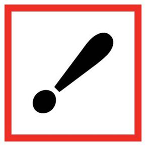 NMC National Marker GHS2064ALV2 GHS Pictogram Labels, 4 inches x 4 inches, PS Vinyl, 250/Rl