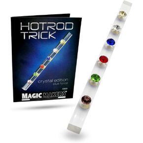Magic Makers Crystal Hotrod Magic Trick - Blue Force - with 30 Tricks Online