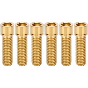 VBESTLIFE 6 قطعة M8x25mm سماعة الجذعية المسمار المقود الترباس الجذعية المسمار سبيكة قطع الغيار التبعي