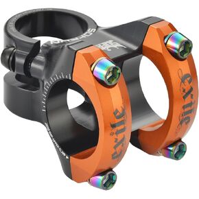 31.8 * 28.6mm Bike Stem, Short MTB Stem, Handlebar Riser for Mountain Bike, 35mm Bicycle Stem, Ultralight CNC Aluminum Alloy