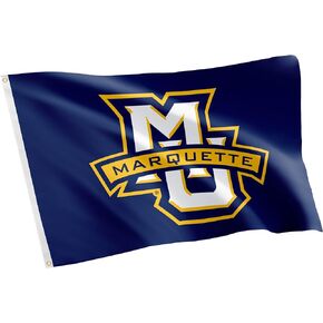 Desert Cactus Marquette University Flag Golden Eagles MU Flags Banners 100% Polyester Indoor Outdoor 3x5 (Style 1)