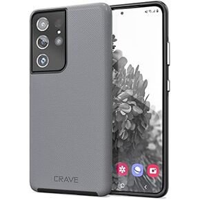 Crave Dual Guard for Galaxy S21 Ultra Case, Shockproof Protection Dual Layer Case for Samsung Galaxy S21 Ultra, S21 Ultra 5G (6.8 inch) - Aqua