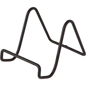 Bard's Vinyl Covered Black Wire Easel Stand, 3" H x 3" W x 4" D