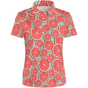 Women's Golf Shirts Dry Fit Moisture Wicking Polo Shirt Casual Short Sleeve Tennis Shirts