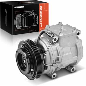 A-Premium Air Conditioner AC Compressor with Clutch Compatible with Toyota Tundra 3.4L 2000-2004, T100 3.4L 1995-1998, 10PA15C Compressor