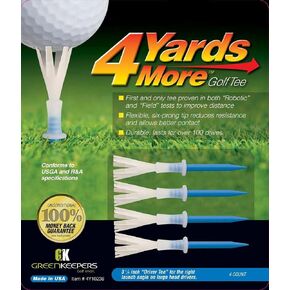 Green Keepers 4 Yards More Tees (3 1/4 in)