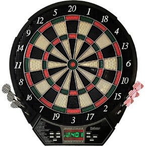 Hathaway Magnum Electronic Soft Tip Dartboard, Black/Multi