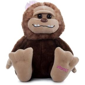 The Petting Zoo Bigfoot Girl Stuffed Animal Plushie, Gifts for Kids, Wild Onez Wildlife Animals, Bigfoot Ape Plush Toy, 10 inches