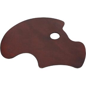 Ergonomic Wooden Palette for Oil Painting 15 * 11 inch - Artist Mixing Painting Palette for Acrylic Watercolor Painting Art Walnut Palette with Reduced Weight