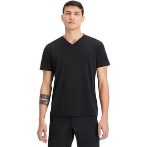 Fabletics Men's The 24-7 V Neck Tee, Hybrid365 Fabric, Breathable, Sweat Wicking, Anti-Stink, 4-Way Stretch, Lightweight