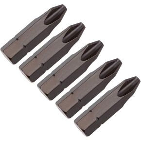 uxcell 5pcs 5/16" Hex Shank 32mm Length Magnetic Phillips Cross Screwdriver, PH3 Head Screwdriver Bits S2 Alloy Steel