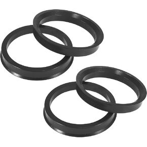 X AUTOHAUX 4pcs Plastic 56.6mm to 66.6mm Car Hub Centric Rings Wheel Bore Center Spacer