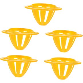 5pcs Bird Feeder Fruit Basket for Bird Cage Fruit Vegetable Holder Parrot Foraging Feeder Bird Cages for Cockatiels Bird Fruit Vegetable Holder Egg Toy Food Bowl Plastic to Feed