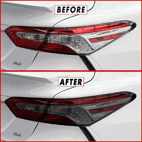 SlickMod PreCut Vinyl Smoke Tint for 2018-2022 Toyota Camry Tail Light & Reflector (1. Full Taillight, 20% Dark Smoke)
