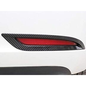 Kadore for Tesla Model 3 2018-2021 2022 Chrome Rear Fog Lights Lamp Cover Trim 2-pc