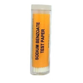 Eisco Labs Sodium Benzoate Paper Strips - Genetic Taste Testing (Vial of 100)