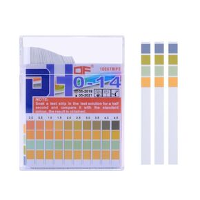pH Test Strips, 0-14, 0.5 Accuracy 100ct, pH Strips pH Test Paper for Test Drinking Water,Pools, Aquariums, Monitor Body pH Levels