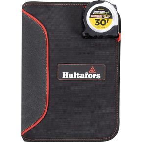 حافظة أعمال المقاول Hultafors Work Gear HT5140، إغلاق بسحاب كامل، تتضمن وسادة كتابة