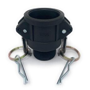 Gloxco Poly Cam Lock Fitting, Type B, 1" Female Camlock x 1" Male NPT, Each