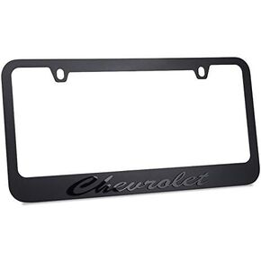 Chevrolet Script Stealth Blackout License Plate Frame