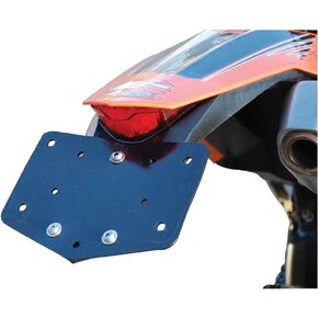 Enduro Engineering License Plate Holder Plastic Black 22-700 - Compatible with KTM Husqvarna Honda Yamaha Suzuki Beta Sherco Kawasaki