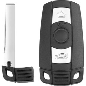 NPAUTO Key Fob Replacement Fits for 2006-2011 BMW 3 5 Series- 325i, 328i, 330i, 335i, 525i, 528i, 530i, 535i, 550i & More- Keyless Entry Remote Control Start Car Key Fobs, KR55WK49127, KR55WK49123