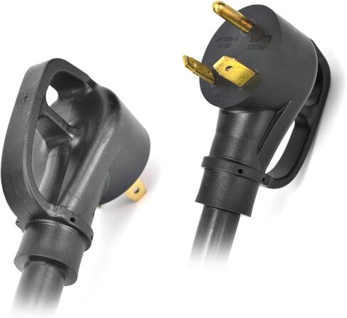 Nema TT-30P ذكر TT-30R أنثى، واقي زيادة التيار 30 أمبير لملحقات RV - واقي/شاشة الجهد الكهربي مع حماية من زيادة التيار، مصمم بمقابض سهلة الاستخدام. in Kuwait