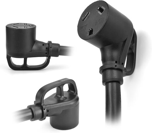 Nema TT-30P ذكر TT-30R أنثى، واقي زيادة التيار 30 أمبير لملحقات RV - واقي/شاشة الجهد الكهربي مع حماية من زيادة التيار، مصمم بمقابض سهلة الاستخدام. in Kuwait