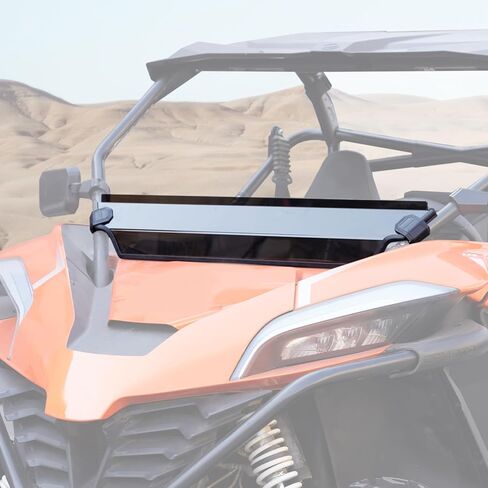 A & UTV PRO Front Tinted Half Windshield for 2022-2024 CFMOTO ZForce 950 H.O /950 H.O.E.X. /2020-2022 ZForce 950 Sport, Hard Coated Vented Window Windscreen, 250x Stronger Than Glass, 1PC in Saudi Arabia