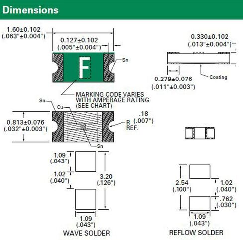 VG_S 10 pcs. of Littelfuse SMD 0603 Fast Acting Fuse 3A 32V 0467003 Code P Marking in Saudi Arabia