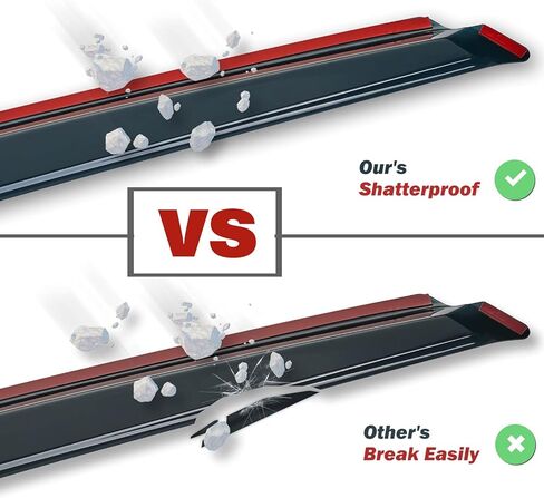 واقيات المطر داخل القناة من ISSYAUTO متوافقة مع عاكسات النوافذ الجانبية لجراند شيروكي 2011-2021، أقنعة نافذة تهوية بلون الدخان، أمامي + خلفي in Kuwait