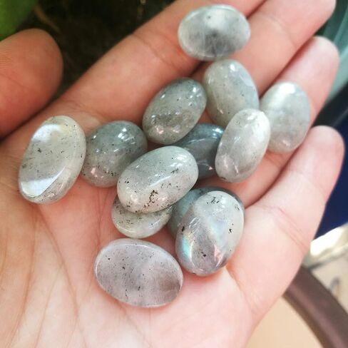 7 قطعة فلوريت البيضاوي كبوشن مسطح كريستال حجر الأحجار الكريمة الخرز لصنع المجوهرات لتقوم بها بنفسك ، 18x13 مللي متر in Saudi Arabia