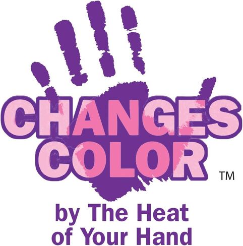 6" Color Changing Wood Ruler Changes Color with The Heat of Your Hand (Packed Color:Green to Yellow, Orange to Yellow, Blue to Lt Blue, Violet to Pink, Tropical Red to Orange), Set of 10, Made in USA in Kuwait