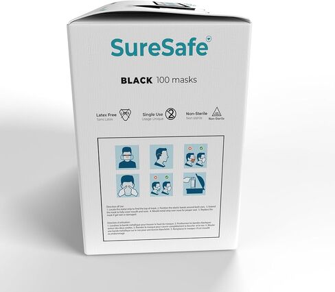 Premium Disposable Face Masks - Ultra Soft Non-Surgical 3 Ply Protection - High Filtration & Breathability in Saudi Arabia