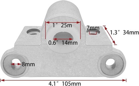 ISURE MARINE 2Pcs Aluminum Boat Oar Lock Sockets Rowboat Fishing Duck Jon Boat Right Angle Gunwale Style in Saudi Arabia