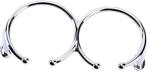 Amarine Made Pair of Boat Double Ring Drink Holder Open-Ring Design 316 Marine Grade Stainless Steel Cup Holder Polished for Marine Yacht Truck RV Car Trailer in Saudi Arabia