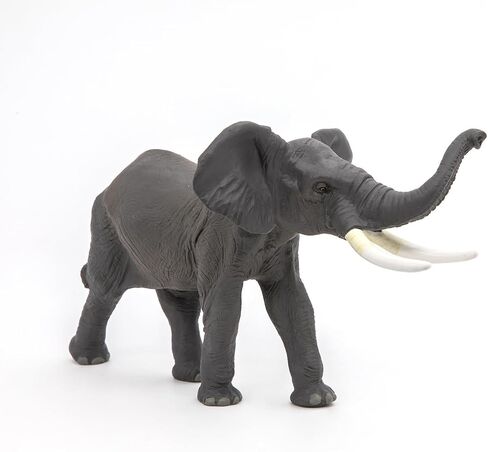Papo -Hand-Painted - Figurine -Wild Animal Kingdom - African Elephant -50192 -Collectible - for Children - Suitable for Boys and Girls- from 3 Years Old in Saudi Arabia