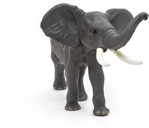 Papo -Hand-Painted - Figurine -Wild Animal Kingdom - African Elephant -50192 -Collectible - for Children - Suitable for Boys and Girls- from 3 Years Old in Saudi Arabia