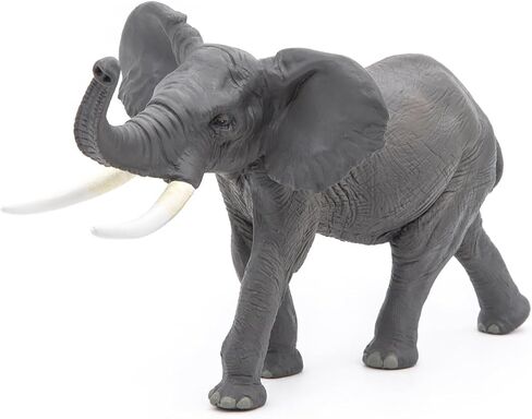 Papo -Hand-Painted - Figurine -Wild Animal Kingdom - African Elephant -50192 -Collectible - for Children - Suitable for Boys and Girls- from 3 Years Old in Saudi Arabia