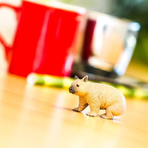Safari Ltd. تمثال Wombat - نموذج واقعي 2.5 سم - لعبة تعليمية للأولاد والبنات والأطفال من سن 3 سنوات فما فوق in Saudi Arabia