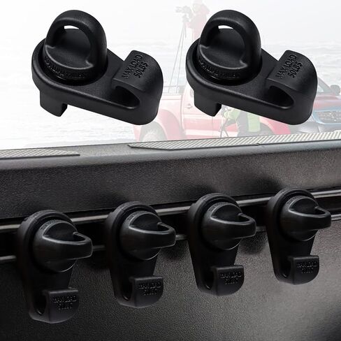 قطعتان من حاجز السرير الصغير مع خطافات، PT278-35075/PT278-00160 متوافق مع 2005-2019 Toyota Tacoma، 2007-2019 Toyota Tundra in Kuwait