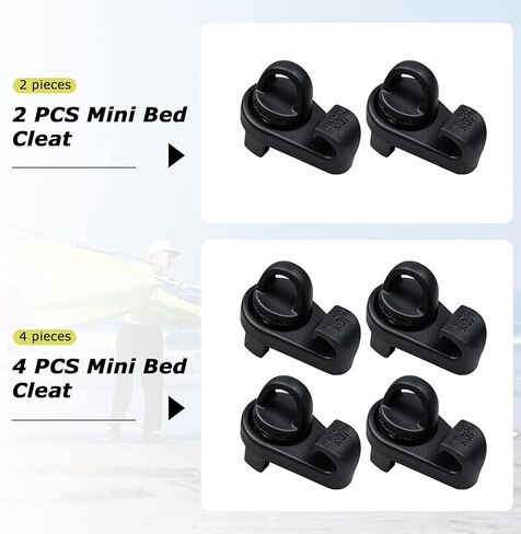 قطعتان من حاجز السرير الصغير مع خطافات، PT278-35075/PT278-00160 متوافق مع 2005-2019 Toyota Tacoma، 2007-2019 Toyota Tundra in Kuwait