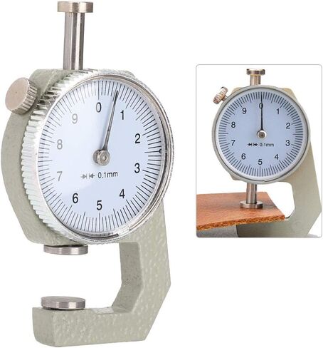 Small Size Easy to Carry Thickness Gauge with Round Dial for Measuring Jewelry, Leather, Metal Sheet, and More in Saudi Arabia
