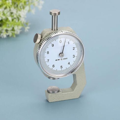 Small Size Easy to Carry Thickness Gauge with Round Dial for Measuring Jewelry, Leather, Metal Sheet, and More in Saudi Arabia