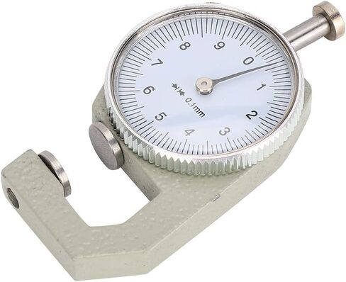 Small Size Easy to Carry Thickness Gauge with Round Dial for Measuring Jewelry, Leather, Metal Sheet, and More in Saudi Arabia