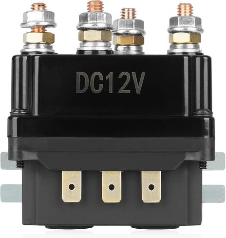 12V 250A Winch Solenoid Relay Contactor Universal for 3000-5000lbs ATV UTV Trucks Winches with 6 Protecting Caps, Replace for 2875714 63070 62135 74900 70715 in Saudi Arabia